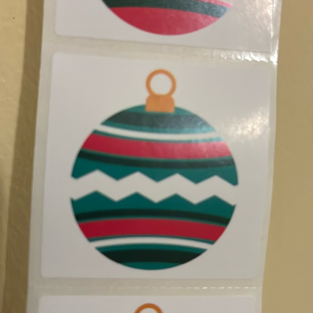 1,000 LARGE ORNAMENT STICkERS - Picture 2 of 11